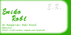 eniko robl business card